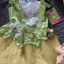 New With Tags Disney Princess Tiana Costume