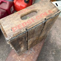 Old Pepsi Wood Crate 