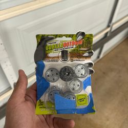 Slipstick GorillaOutdoor Clear Sleeve Berber Furniture Feet Pads designed for patio and deck floor