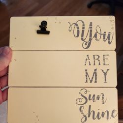 You Are My Sunshine Photo Plaque 