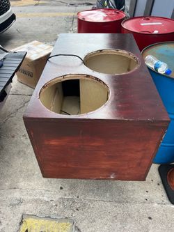 Dual 15 inch custom box