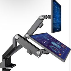 Heavy-Duty Premium Dual Mounting Desk Mount for Monitors up to 35”