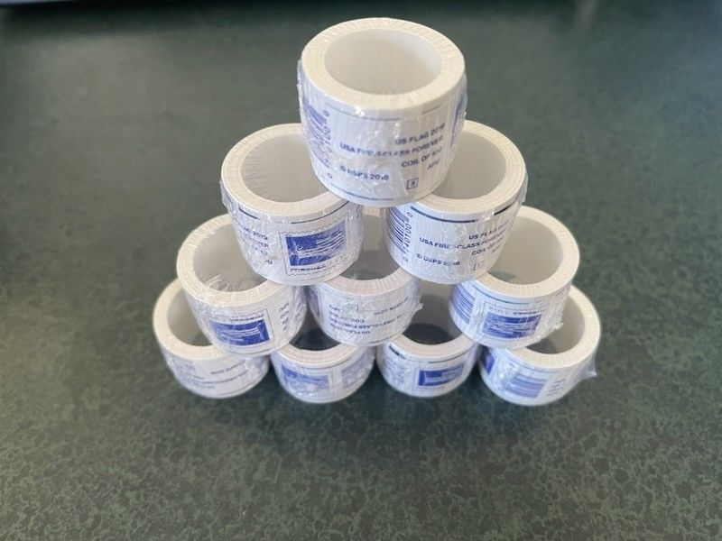 10 Rolls Forever Stamps