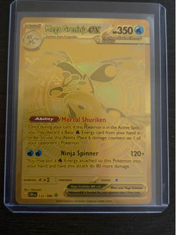Mega Greninja Ex #122 Pokemon TCG - Chaos Rising