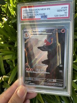 Pokemon Charmeleon 151 AR Alt PSA 10