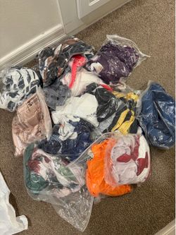 Bags of new women's clothes