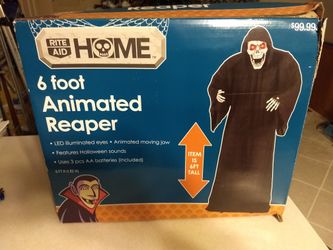 6 Foot Animated Grim Reaper