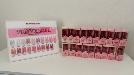 Not Polish Thickie Rubber Base Gel complete collection