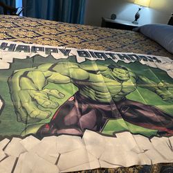 New Hulk Birthday Banner