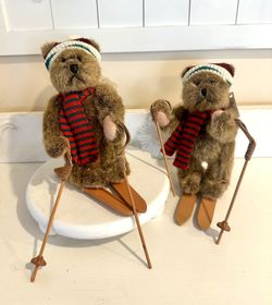 Vintage Pair Of Russ Ski Bears