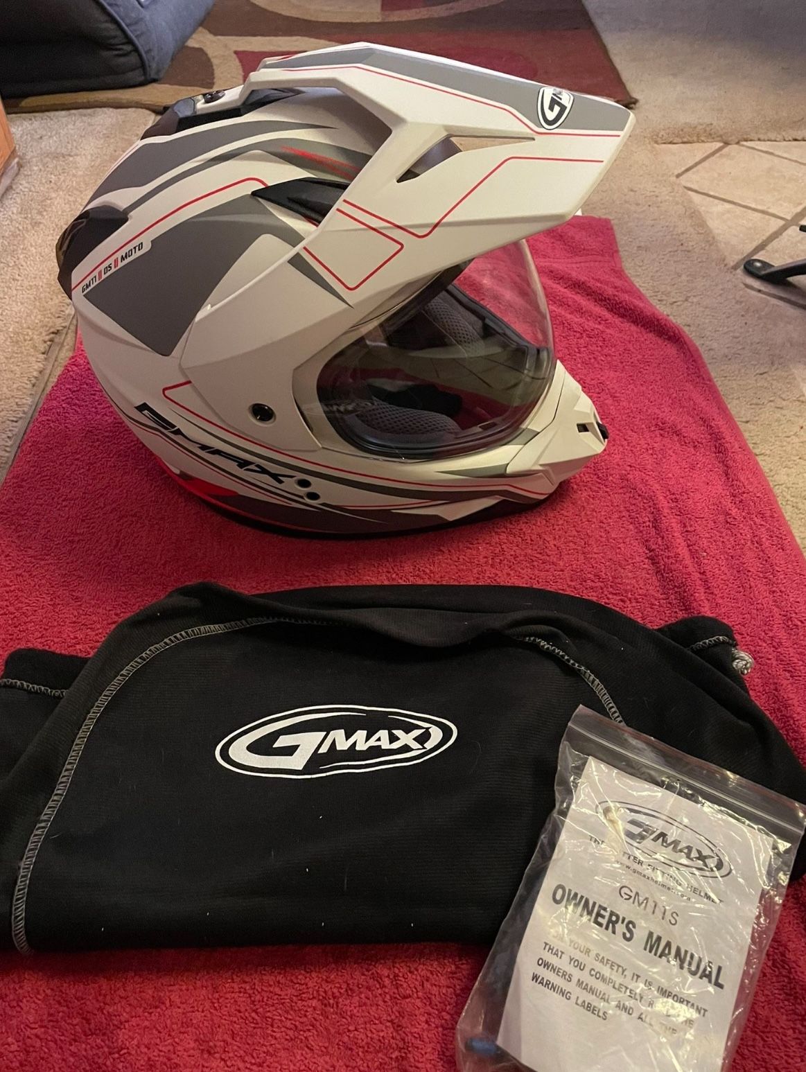 GMAX Adventure Full Face Motorcycle Bike Helmet