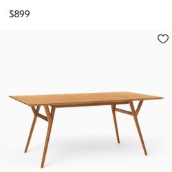 West Elm Mid Century Dining Table