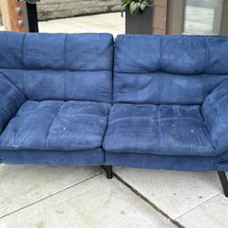 Comfortable Futon Sofa Bed, Memory Foam Loveseat, Convertible Adjustable Sofa Bed CouchSuitable for Office, Home, and Bedroom