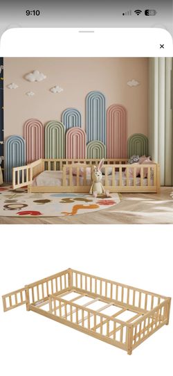 Montessori floor bed queen size