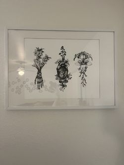Cadaver Type Nature Art Print And Frame 