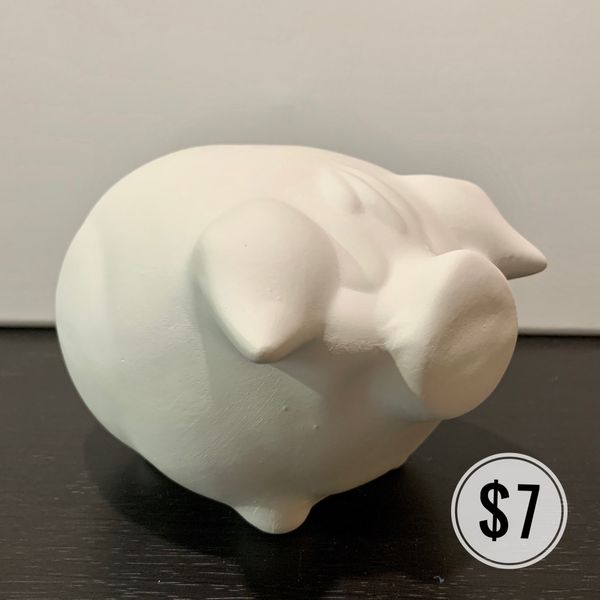 Unpainted Ceramics Bisque Piggy Bank for Sale in WA OfferUp