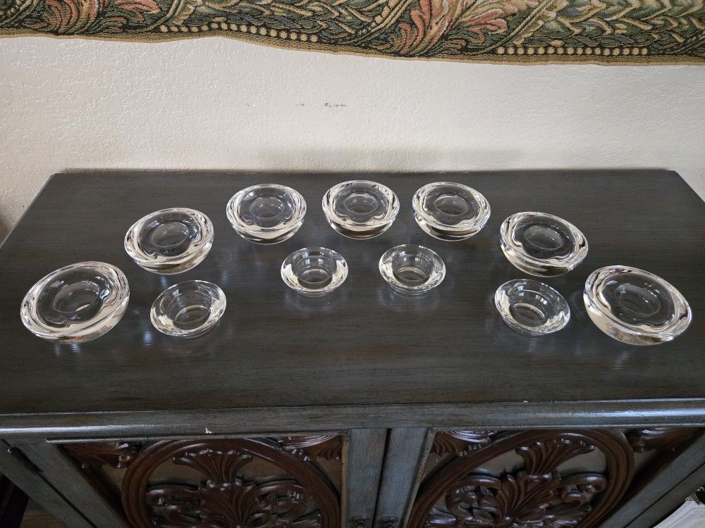 Glass Candle Holders