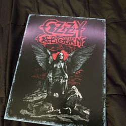 Ozzy Osbourne Tin Metal Poster 