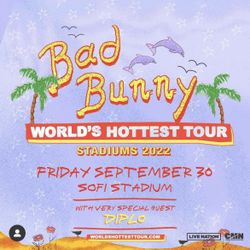 Bad Bunny Tickets for Sale in Los Angeles, CA - OfferUp