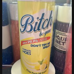 Funny Tumbler Lysol Spray