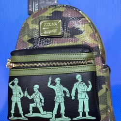 Disney Loungefly Toy Story Army Sequin Mini Backpack - NWTs