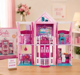 Barbie Malibu 2010 and Baribe dream house