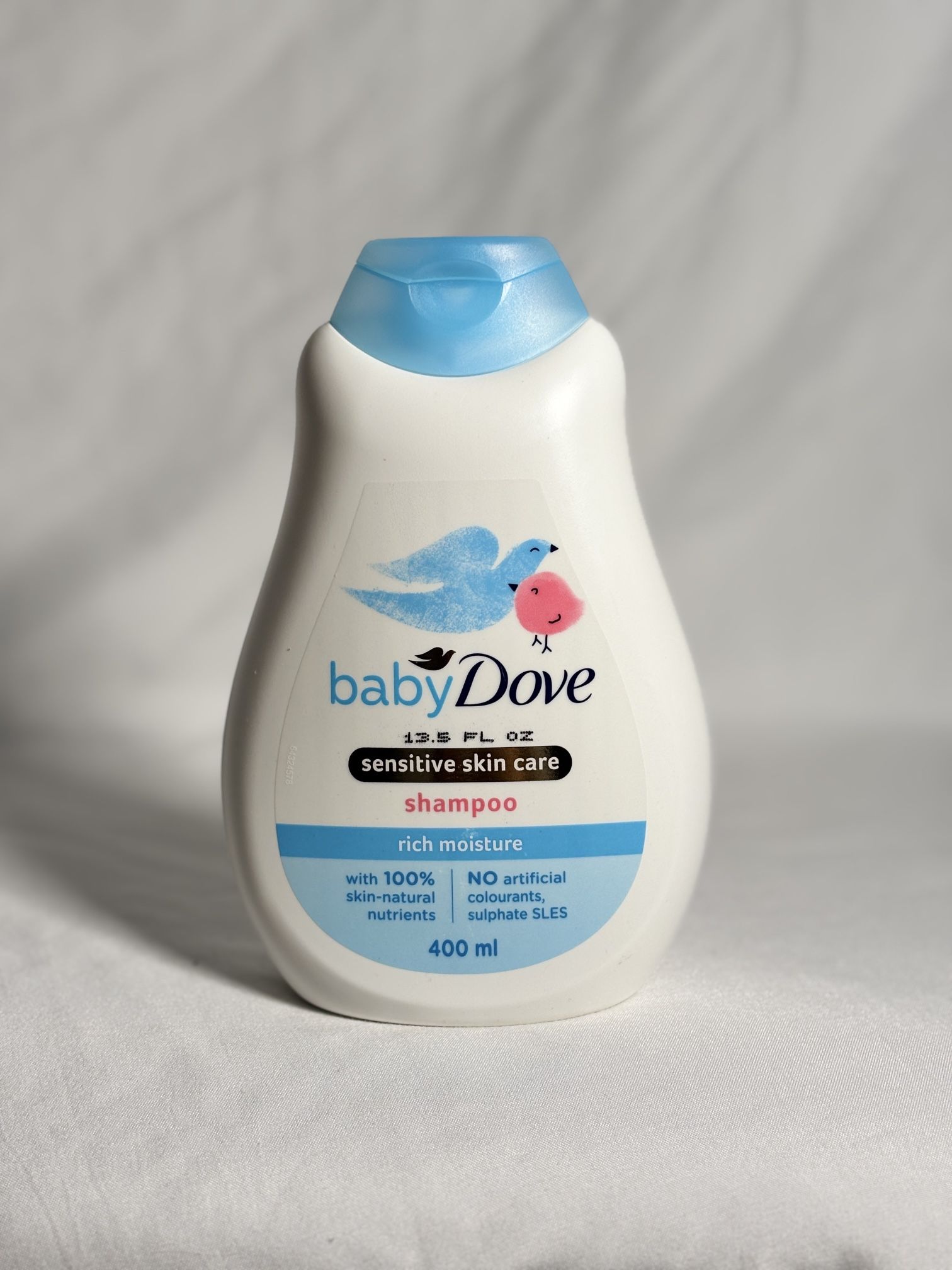 Baby Dove Sensitive Skincare Baby Shampoo, Rich Moisture, Hypoallergenic, Lot Of 3