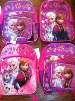 Frozen Elsa and Anna backpacks