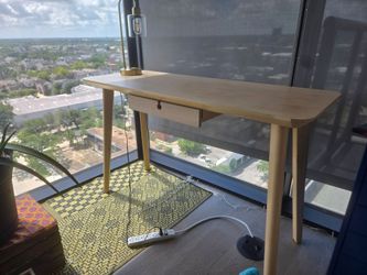 Modern wood desk