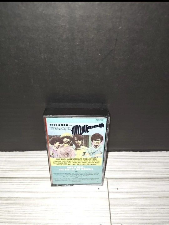 Monkees Then & Now The best Of the Monkeys Stereo Vintage Cassette Tape 1986