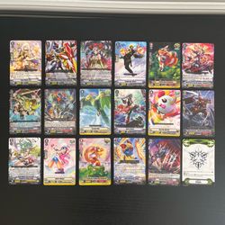 Bushiroad Cardfight Vanguard Card Lot Of 18