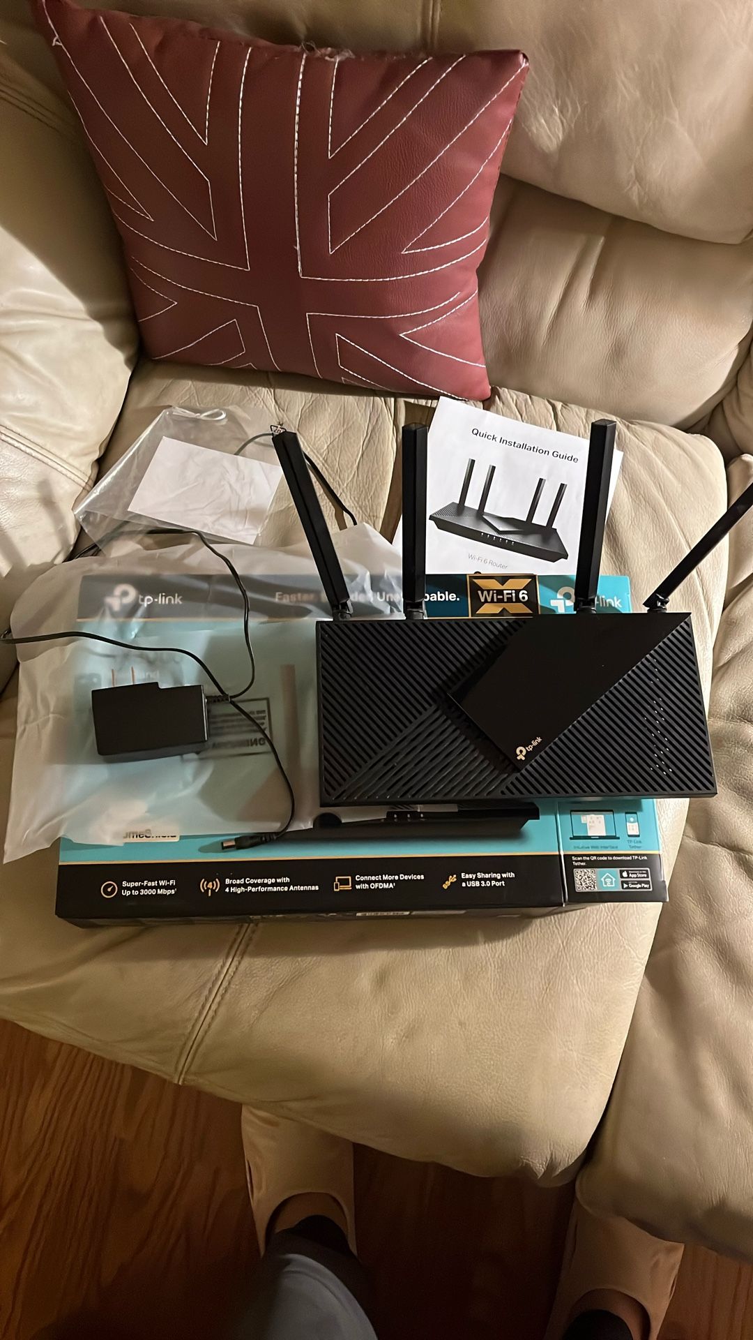 TP-Link Dual-Band AX3000 Wi-Fi 6 Router Archer AX55