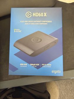 Elgato HD60X Capture Card in NEAR MINT condition (can also add 2x HDMI cables if necessary)  - Amazing for live streaming/making vids & creating conte