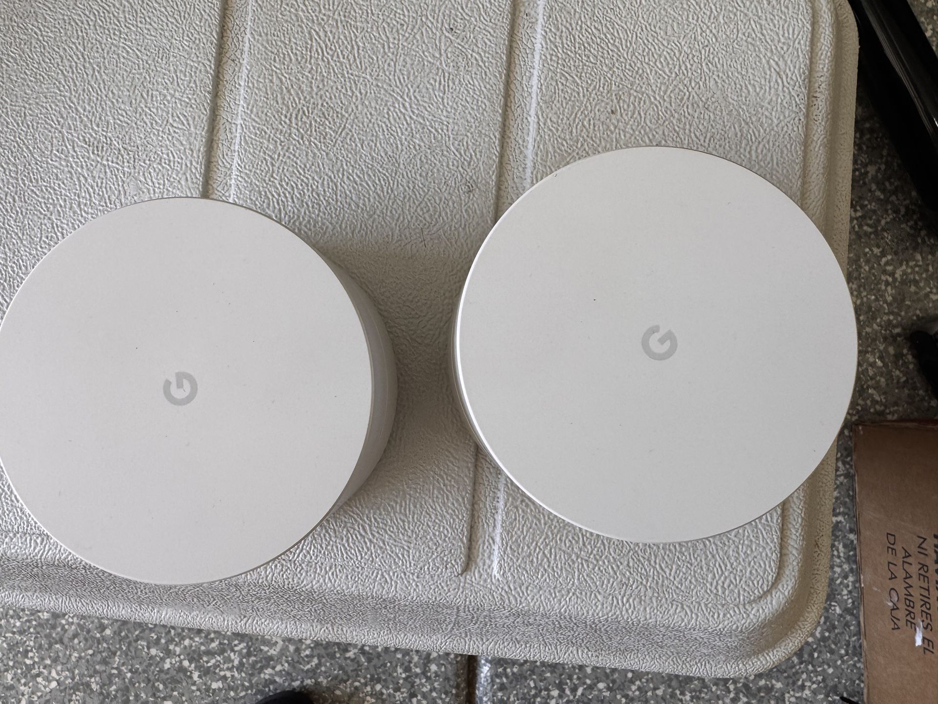 2 Google Wifi Routers 