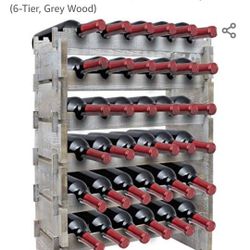 Sorbus Stackable Wine Rack Holds Up To 36 Bottles