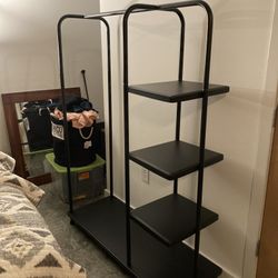 IKEA Kornsjö Clothing Rack And Shelving Unit
