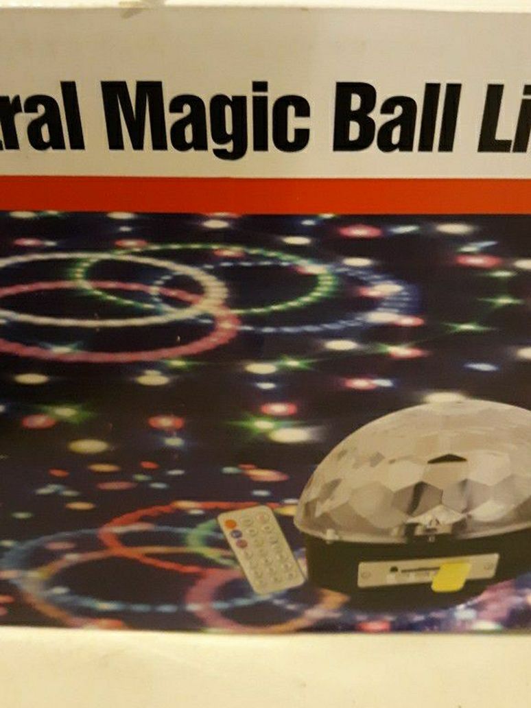 Crystal Magic Ball LED Lights Bluetooth Speaker Remote Control