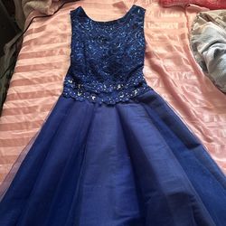 Royal blue dress 