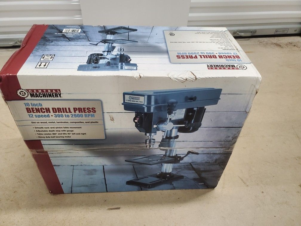 Central Machinery 10 Inch Drill Press