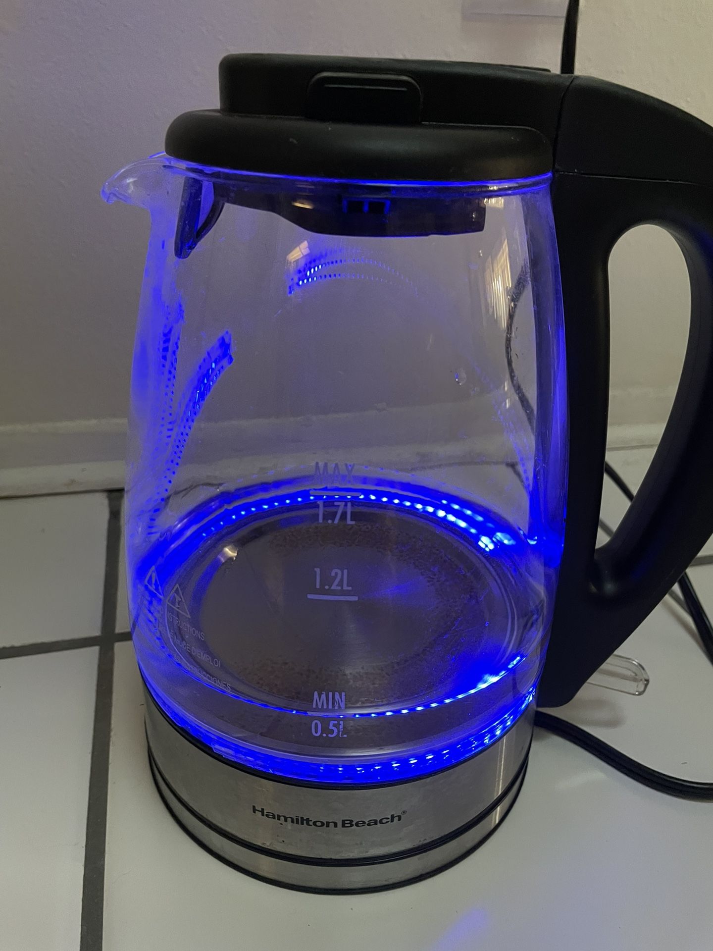 Hamilton Beach 1.7L Electric Kettle, Water Boiler & Heater