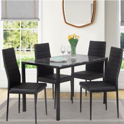 Table for Small Spaces Dinning Room Marble Grain TABLE ONLY!!!