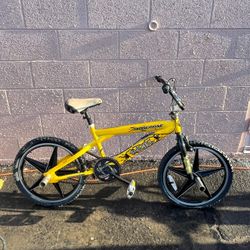 Yellow Mongoose Rebel BMX Bicycle