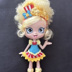 Shopkins Shoppies Poppette Doll With Exclusive Shopkins Awesome Hair new