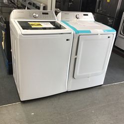 New Scratch And Dent Samsung Washer And Dryer Set. 1 Year Warranty 