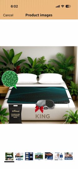 EcoHeal Tourmaline Grounding Mat King