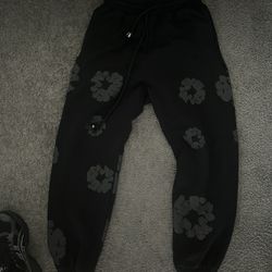 Black Denim Tear Sweats