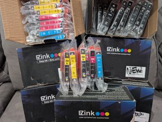 NEW $1 Each Canon Pixma Printer Ink Cartridges  251 XL Yellow Magenta Pink Cyan Blue Black 250 XL Black 250XL 251XL