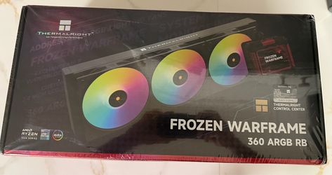 NEW Thermalright Frozen Warframe 360 ARGB RB LCD AIO CPU Cooler - Factory Sealed
