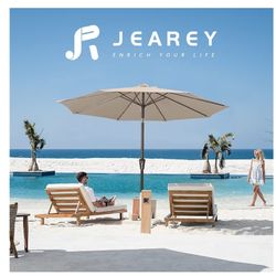 JEAREY 9FT Outdoor Patio Umbrella