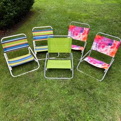 5 Beach Chairs $20